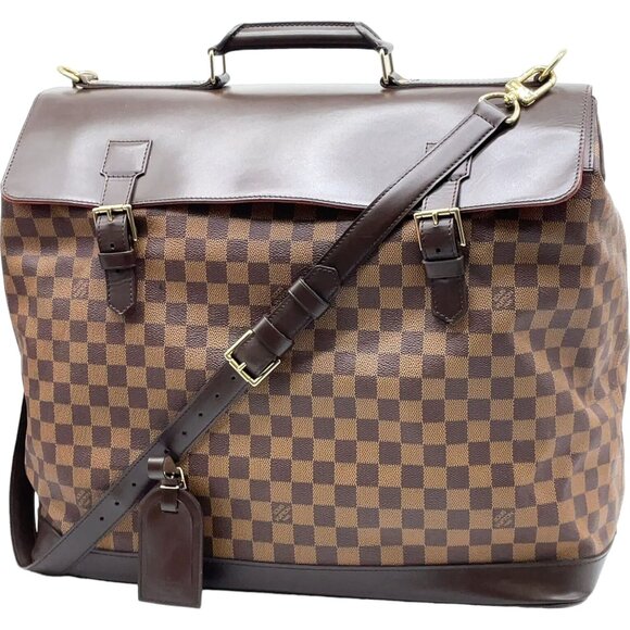 3511025AC Louis Vuitton Travel Bag 2 Way Brown Damier Ebene - Picture 1 of 14
